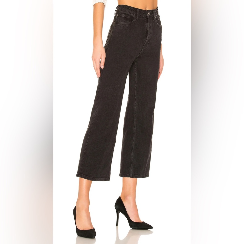 Free People Wales Wide Leg Jean Black